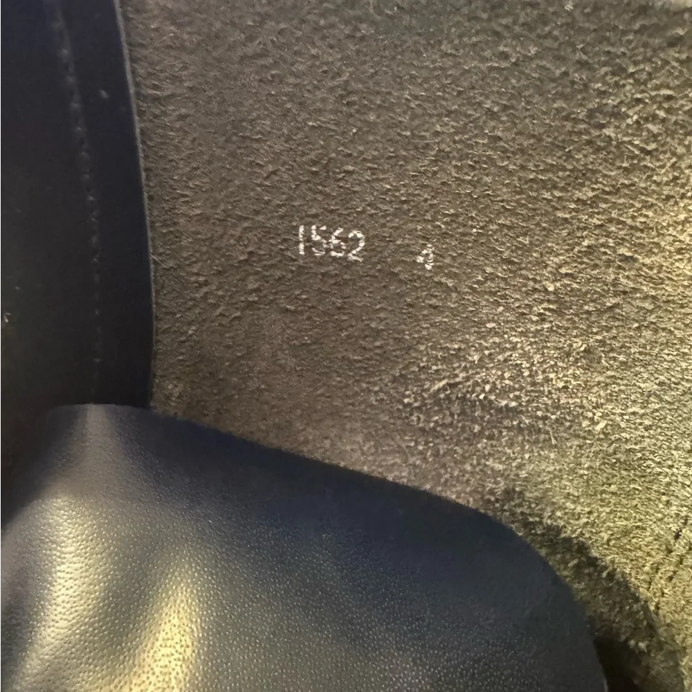 DOCTOR MARTENS Dark Blue Leather Combat Boots Women’s Size UK 4 / US 6/ EU 37 - Picture 10 of 15